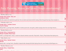 Tablet Screenshot of partyplanningmenus.blogspot.com