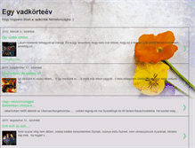 Tablet Screenshot of egyvadkorteev.blogspot.com