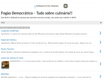 Tablet Screenshot of fogao-democratico.blogspot.com