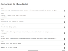 Tablet Screenshot of diccionariodeobviedades.blogspot.com