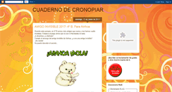 Desktop Screenshot of cuadernodecronopiar.blogspot.com