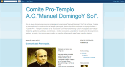 Desktop Screenshot of comitepro-temploacmanueldomingoysol.blogspot.com