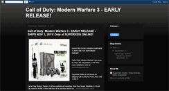 Desktop Screenshot of modernwarfare3now.blogspot.com