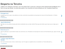Tablet Screenshot of desporto-na-terceira.blogspot.com