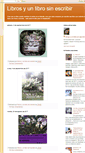 Mobile Screenshot of librosyunlibrosinescribir.blogspot.com