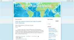 Desktop Screenshot of linearpopulationmodel.blogspot.com