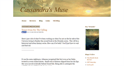 Desktop Screenshot of cassandradavis-author.blogspot.com