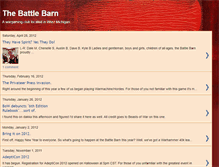 Tablet Screenshot of battlebarn.blogspot.com