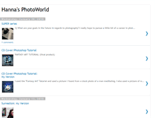 Tablet Screenshot of hanna-photoworld.blogspot.com