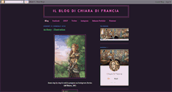 Desktop Screenshot of chiaradifranciailblog.blogspot.com