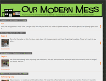 Tablet Screenshot of ourmodernmess.blogspot.com