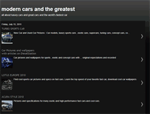 Tablet Screenshot of modern-cars-and-the-greatest.blogspot.com