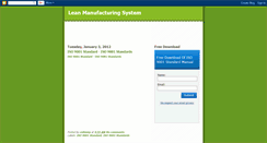 Desktop Screenshot of lean-manufacturing-system.blogspot.com