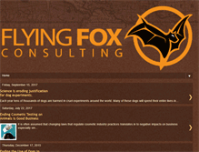 Tablet Screenshot of flyingfoxconsulting.blogspot.com