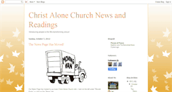 Desktop Screenshot of cachurchnews.blogspot.com