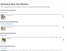 Tablet Screenshot of nowherenearthekitchen.blogspot.com