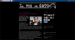 Desktop Screenshot of la-vozdelgato.blogspot.com