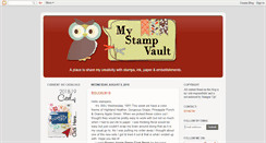 Desktop Screenshot of mystampvault.blogspot.com