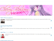 Tablet Screenshot of cherry-blossom-heaven.blogspot.com