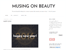 Tablet Screenshot of musingonbeauty.blogspot.com