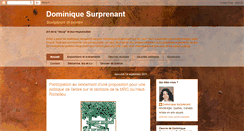 Desktop Screenshot of dominiquesurprenant.blogspot.com
