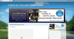 Desktop Screenshot of cursodeteologiamenorah.blogspot.com