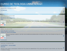 Tablet Screenshot of cursodeteologiamenorah.blogspot.com