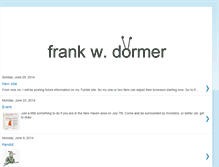 Tablet Screenshot of frankwdormer.blogspot.com