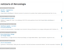 Tablet Screenshot of notiziario-di-merceologia.blogspot.com