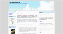 Desktop Screenshot of ehowexperience1.blogspot.com