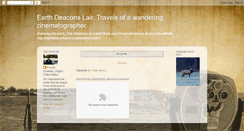 Desktop Screenshot of earthdeaconslair.blogspot.com