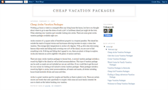 Desktop Screenshot of bestcheapvacationpackages.blogspot.com