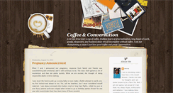 Desktop Screenshot of coffeeconversationandmore.blogspot.com
