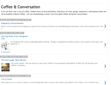 Tablet Screenshot of coffeeconversationandmore.blogspot.com