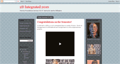 Desktop Screenshot of 2dintegrated2010.blogspot.com