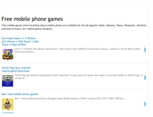 Tablet Screenshot of free-mobile-phonegames.blogspot.com