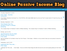 Tablet Screenshot of onlinepassiveincomeblog.blogspot.com