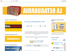 Tablet Screenshot of laretaguardiaradio.blogspot.com