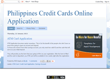 Tablet Screenshot of creditcardsonlineapplication.blogspot.com
