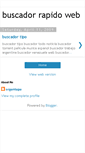Mobile Screenshot of buscador-rapido-web.blogspot.com