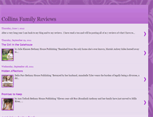 Tablet Screenshot of collinsfamilyreviews.blogspot.com