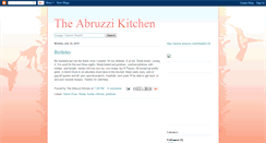 Desktop Screenshot of abruzzikitchen.blogspot.com