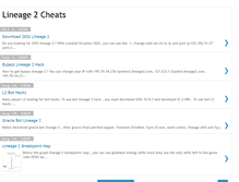 Tablet Screenshot of lineage2cheats.blogspot.com