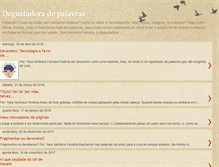 Tablet Screenshot of degustadoradepalavras.blogspot.com