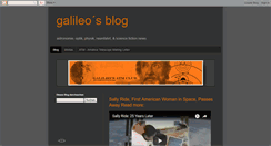 Desktop Screenshot of galileosblog.blogspot.com