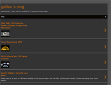 Tablet Screenshot of galileosblog.blogspot.com