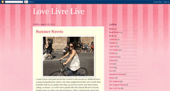 Desktop Screenshot of lovelivrelive.blogspot.com