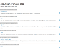 Tablet Screenshot of cshafferblog.blogspot.com