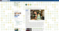 Desktop Screenshot of missjonesdevilishdesserts.blogspot.com