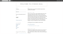 Desktop Screenshot of cursedsealclan.blogspot.com